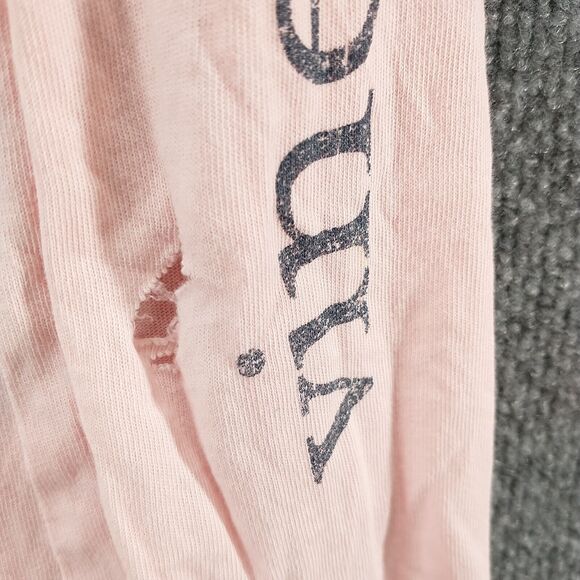 Vineyard Vines Women's Whale Chest Pocket T-Shirt Pink XS Long Sleeve Cotton - Picture 7 of 14